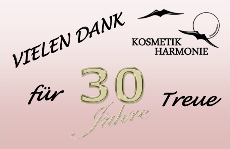 30 Jahre Kosmetikstudio Harmonie